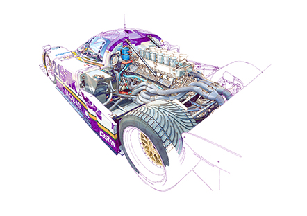 1988 Silkcut Jaguar XJR