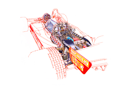 Ferrari 312 T5 A2 Print